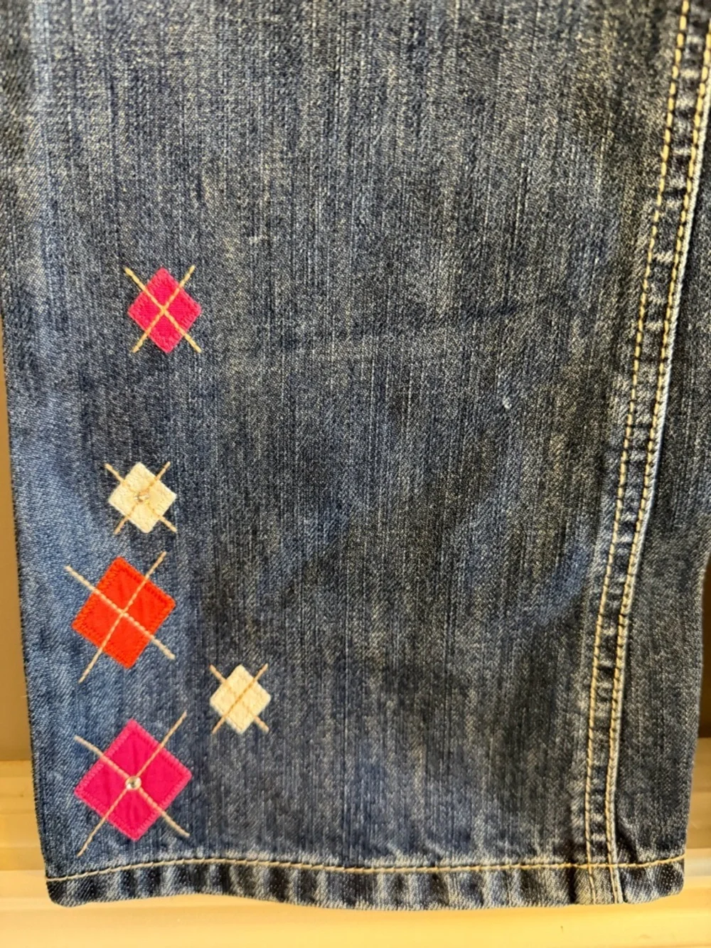 Rare 2009 Y2K NWT Gymboree Girls Embroidered Bootcut Jeans | Size 12